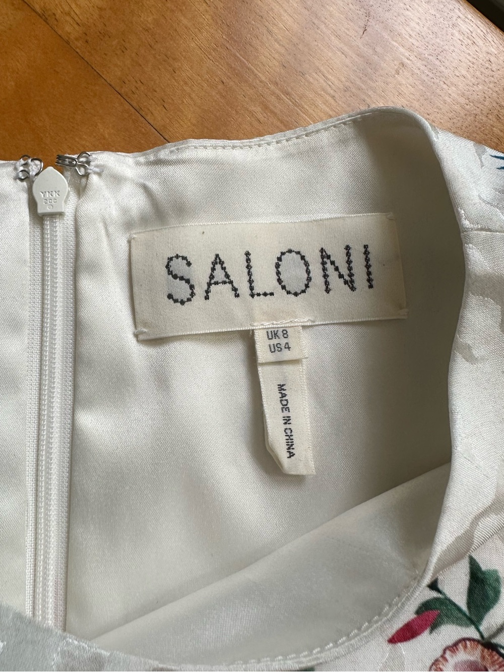 Saloni Bianca Silk Dress - Picture 7 of 12